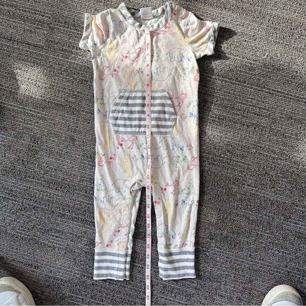 Hanna Andersson Curious George Unisex One Piece 2T‎